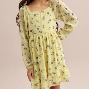 Girls eyeshadow Long Sleeve Cutout Dress